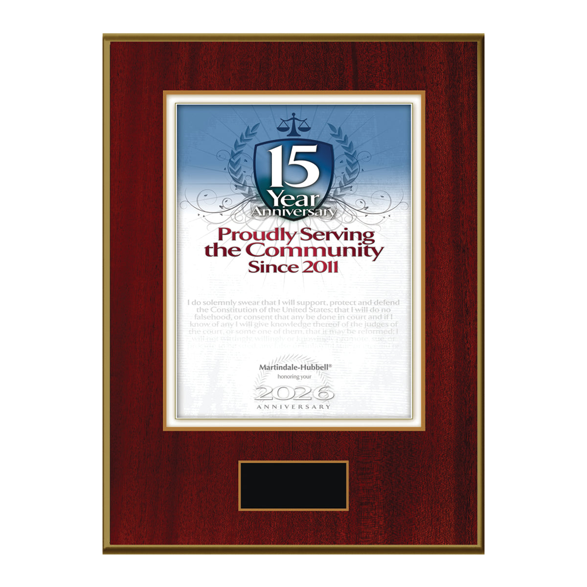2026 Martindale Member of the Bar 15th Anniversary (213078)