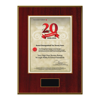 2026 Martindale Distinguished 20th Anniversary (213059)