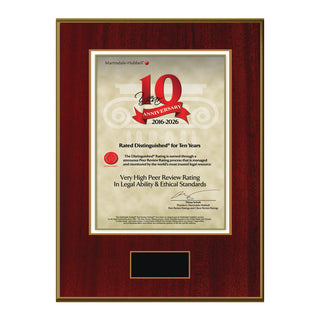 2026 Martindale Distinguished 10th Anniversary (213061)