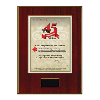 2026 Martindale Distinguished 45th Anniversary (213054)