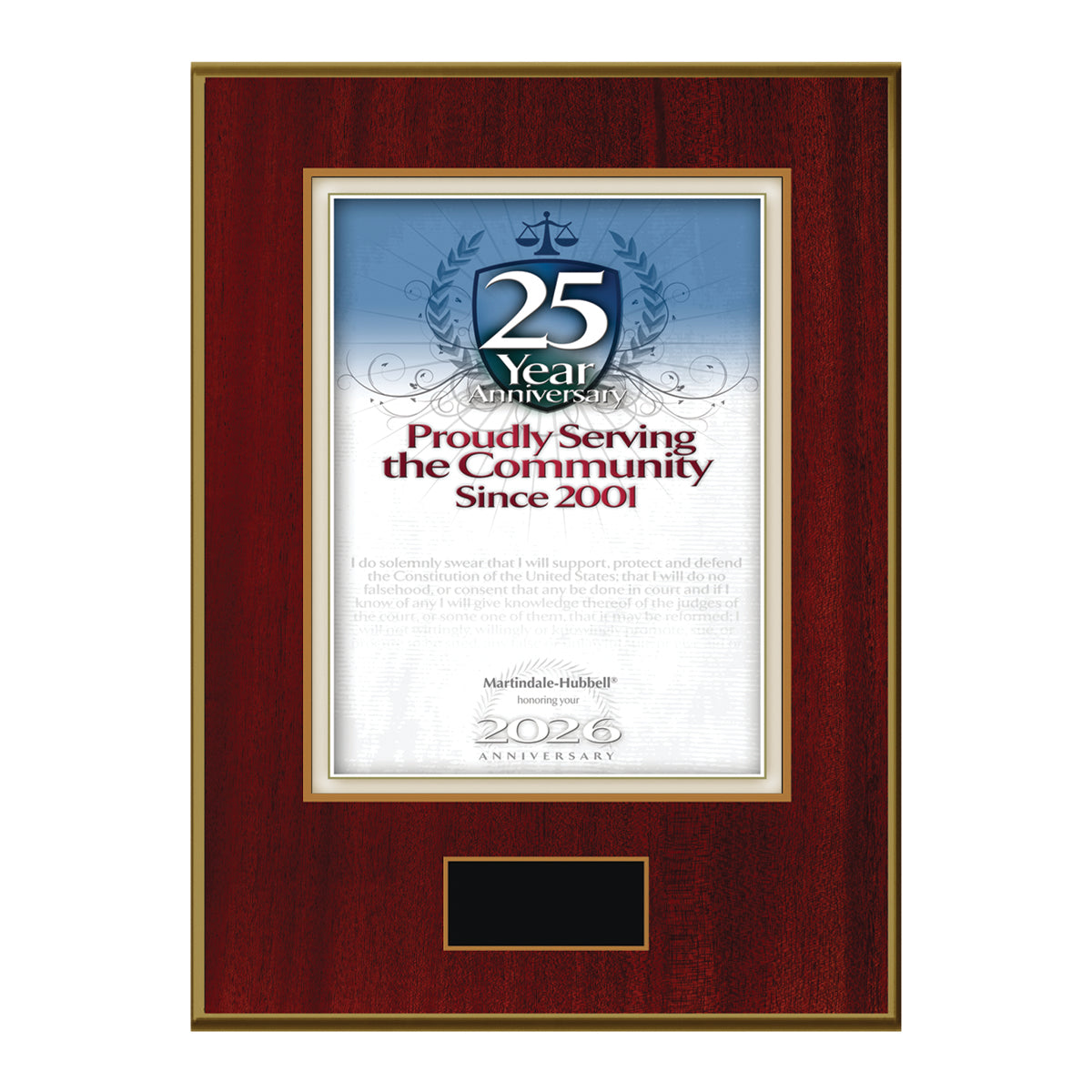 2026 Martindale Member of the Bar 25th Anniversary (213076)