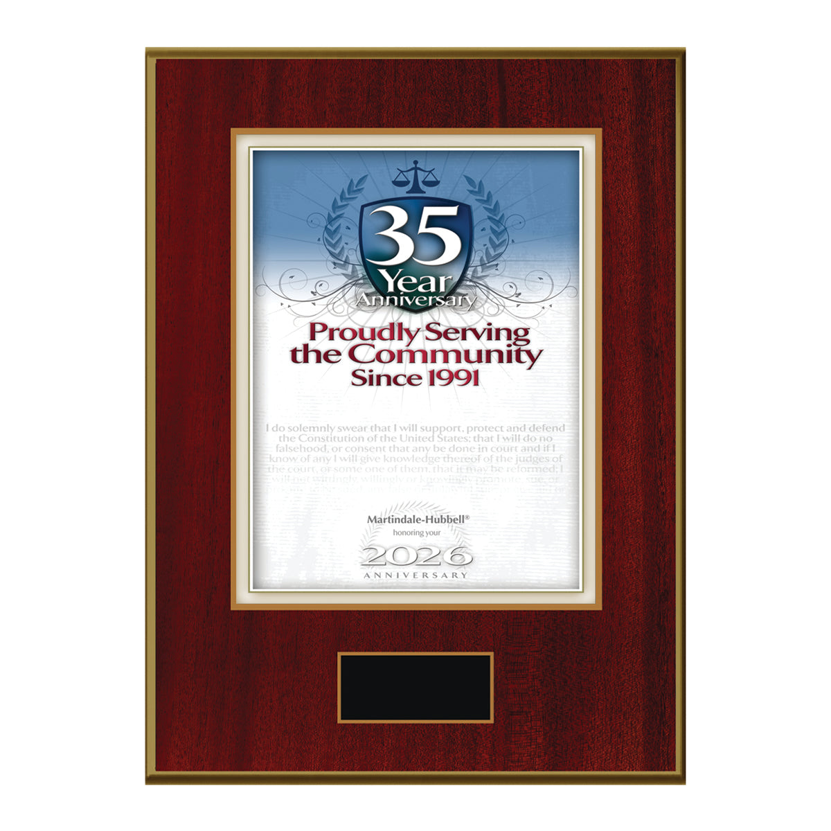 2026 Martindale Member of the Bar 35th Anniversary (213074)