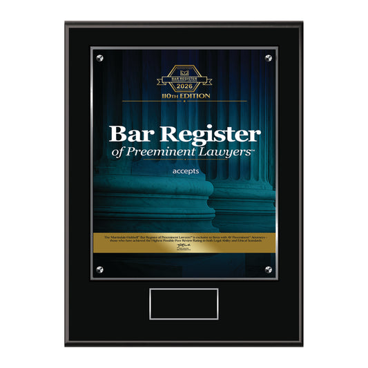 2026 Bar Register of Preeminent Attorneys - Firm (213257)