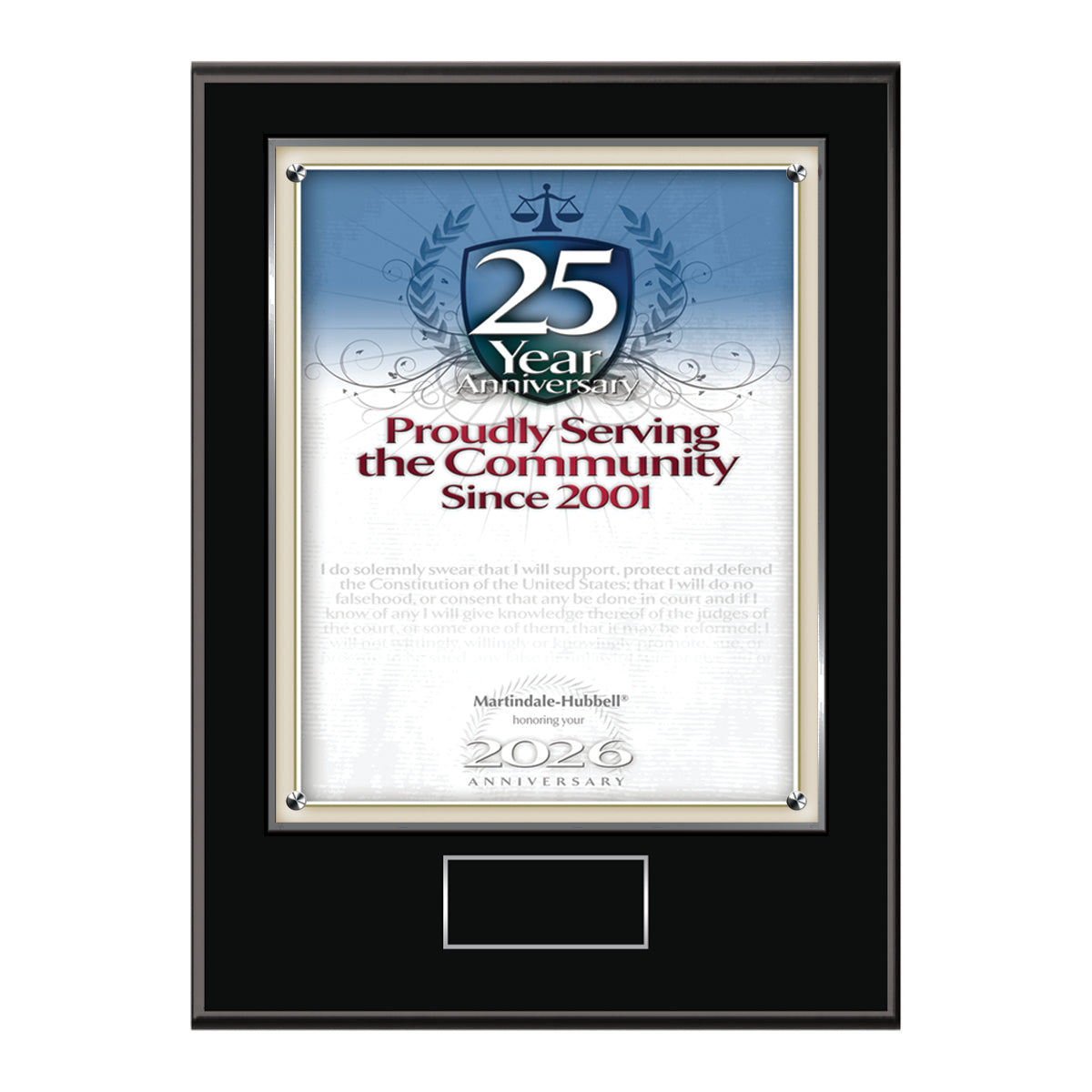 2026 Martindale Member of the Bar 25th Anniversary (213076)
