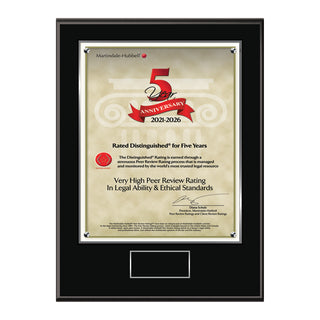 2026 Martindale Distinguished 5th Anniversary (213062)