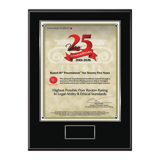 2026 Martindale AV Preeminent 25th Anniversary (213067)
