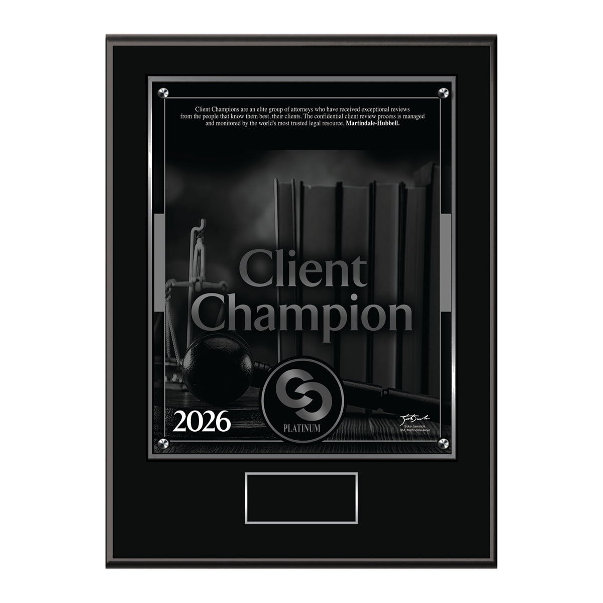 2026 Client Champion Platinum  (213292)