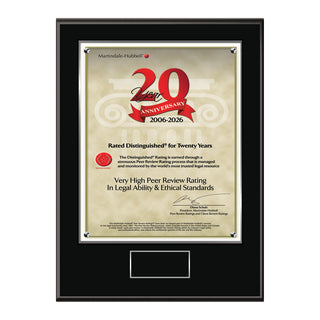 2026 Martindale Distinguished 20th Anniversary (213059)