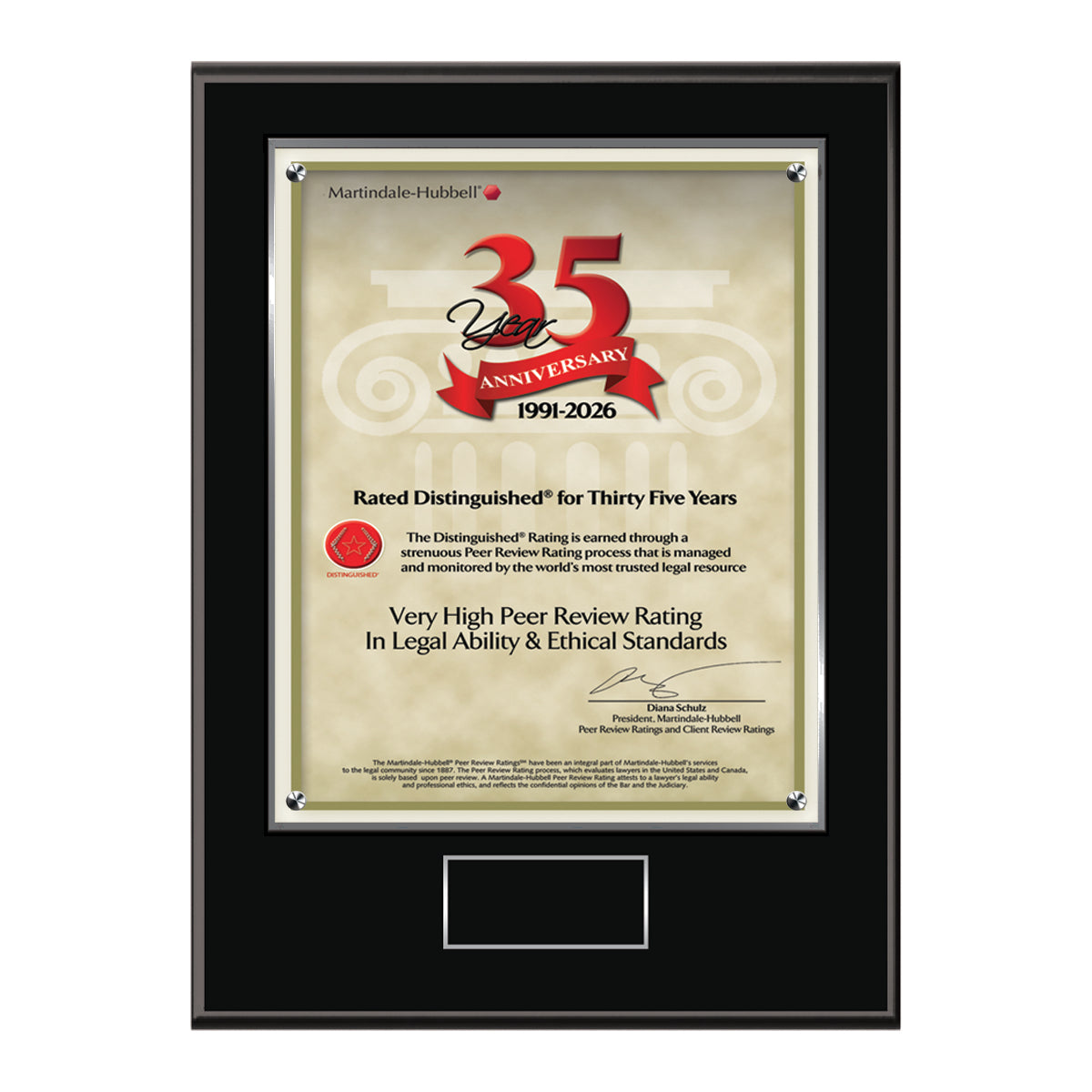 2026 Martindale Distinguished 35th Anniversary (213056)