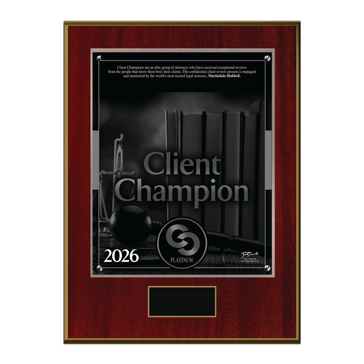 2026 Client Champion Platinum  (213292)