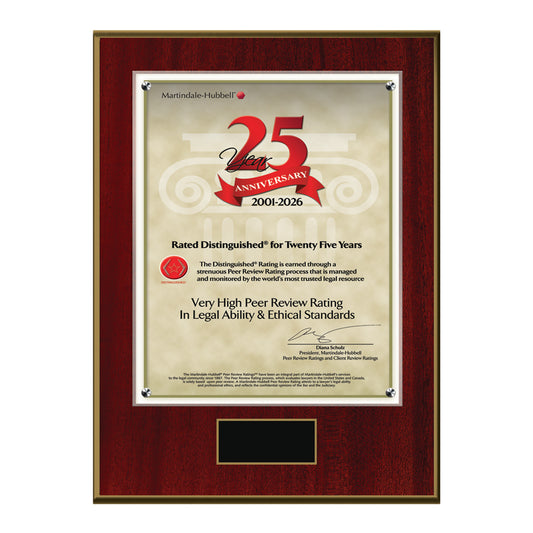 2026 Martindale Distinguished 25th Anniversary (213058)