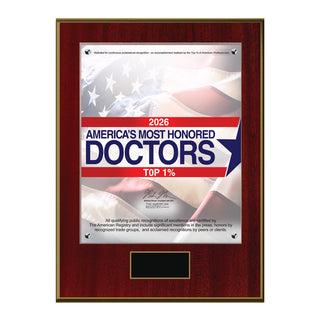 America's Most Honored Doctors 2026 - Top 1% (213398)