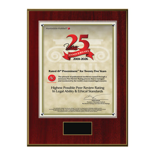 2026 Martindale AV Preeminent 25th Anniversary (213067)