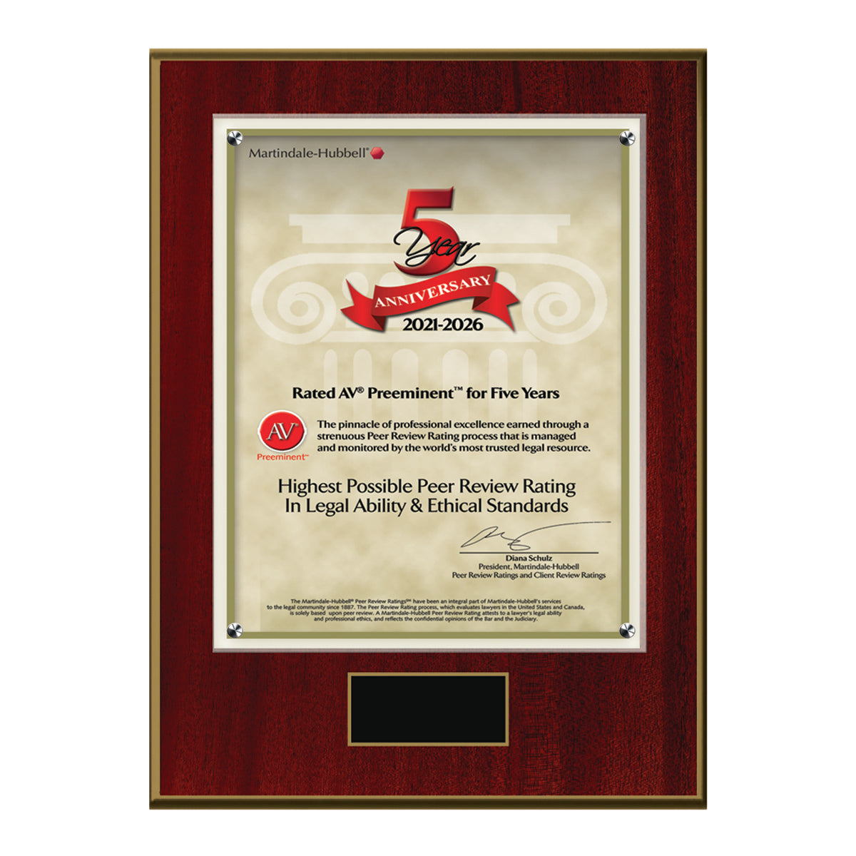 2026 Martindale AV Preeminent 5th Anniversary (213071)