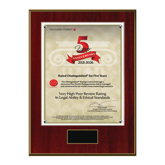 2026 Martindale Distinguished 5th Anniversary (213062)