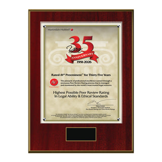 2026 Martindale AV Preeminent 35th Anniversary (213065)