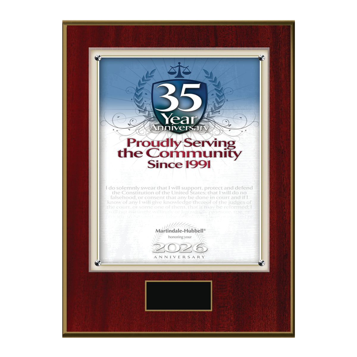 2026 Martindale Member of the Bar 35th Anniversary (213074)
