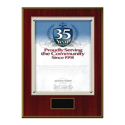2026 Martindale Member of the Bar 35th Anniversary (213074)