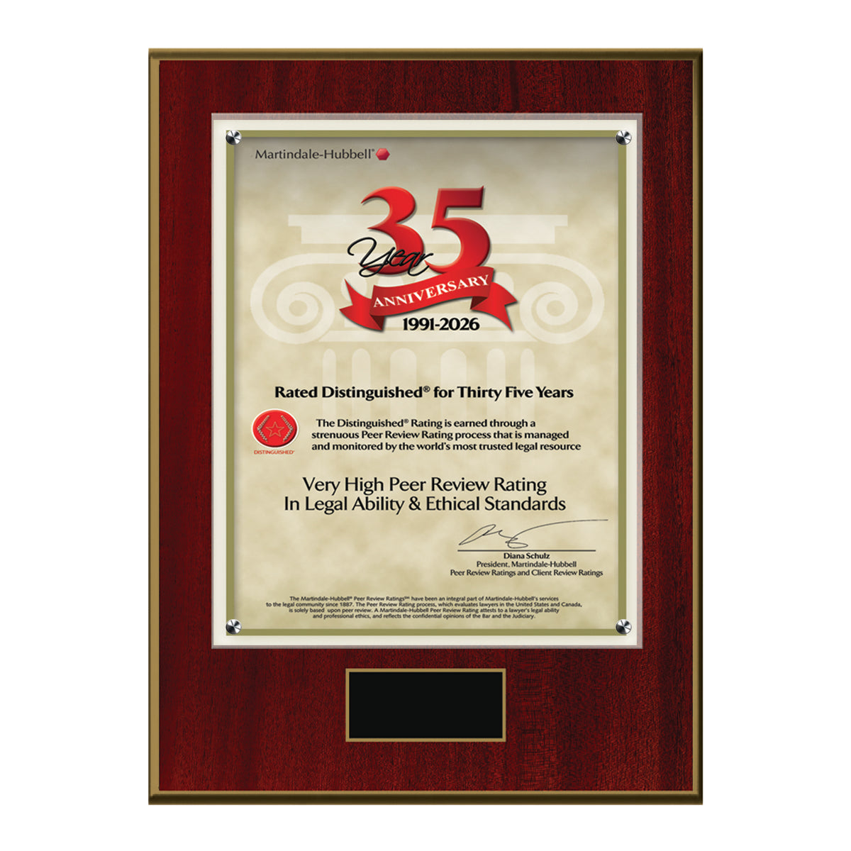 2026 Martindale Distinguished 35th Anniversary (213056)