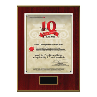 2026 Martindale Distinguished 10th Anniversary (213061)