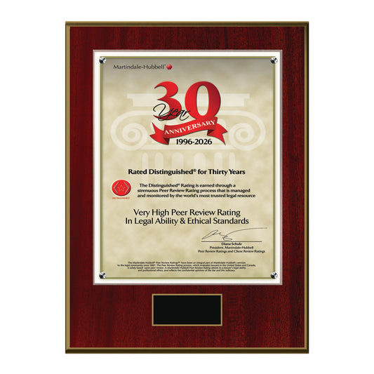 2026 Martindale Distinguished 30th Anniversary (213057)