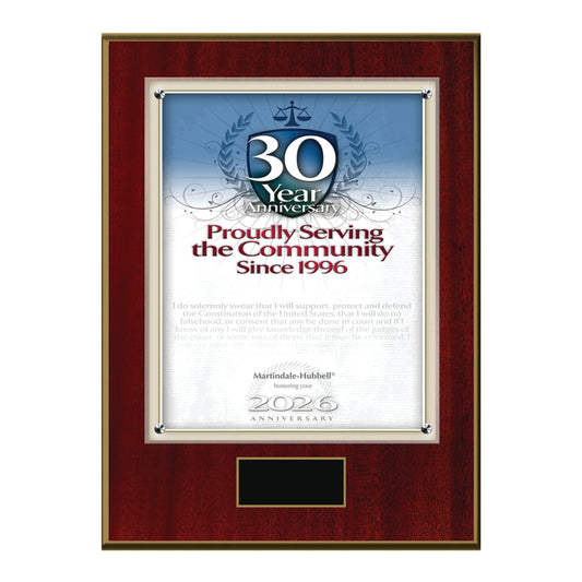 2026 Martindale Member of the Bar 30th Anniversary (213075)