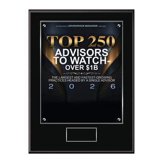 Top 250 Advisors To Watch 2026 - Over $1B  (213488)
