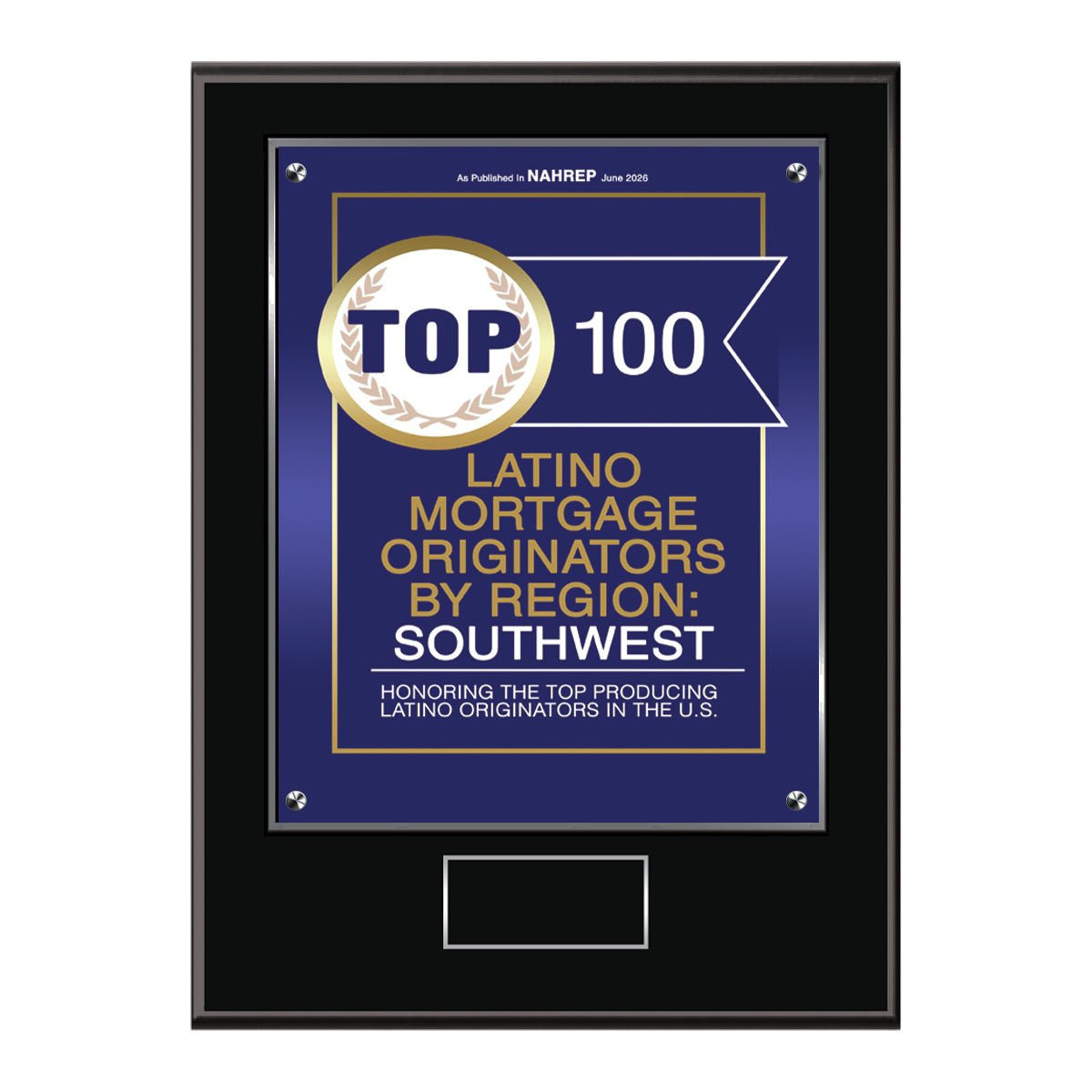 2026 Top 100 Latino Mortgage Originators By Region: Southwest (213462)