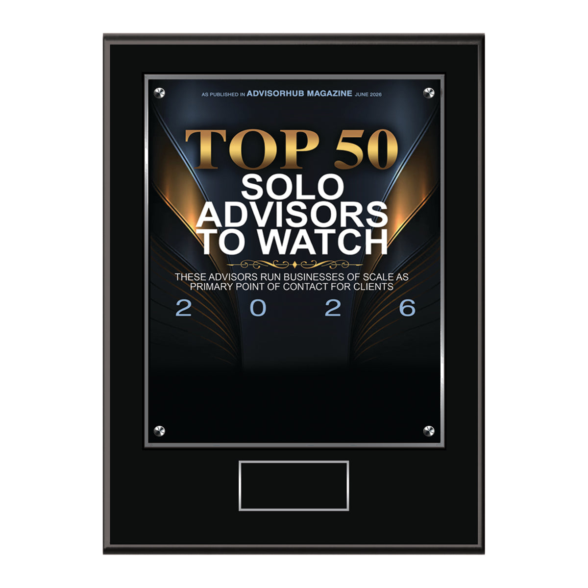 Top 50 Solo Advisors To Watch 2026 (213491)