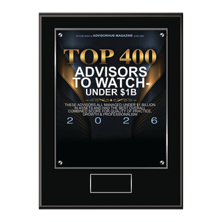 Top 400 Advisors To Watch 2026 - Under $1B  (213490)
